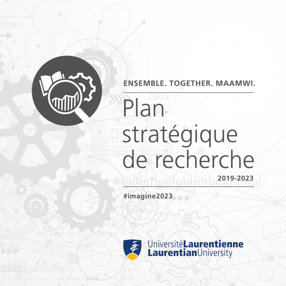 Affiche du plan de recherche stratégique 