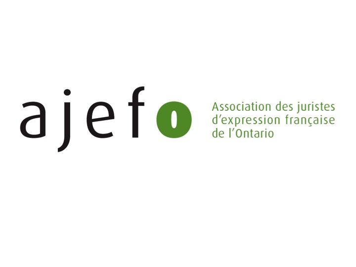 Logo du Association des juristes d'expression française de l'Ontario