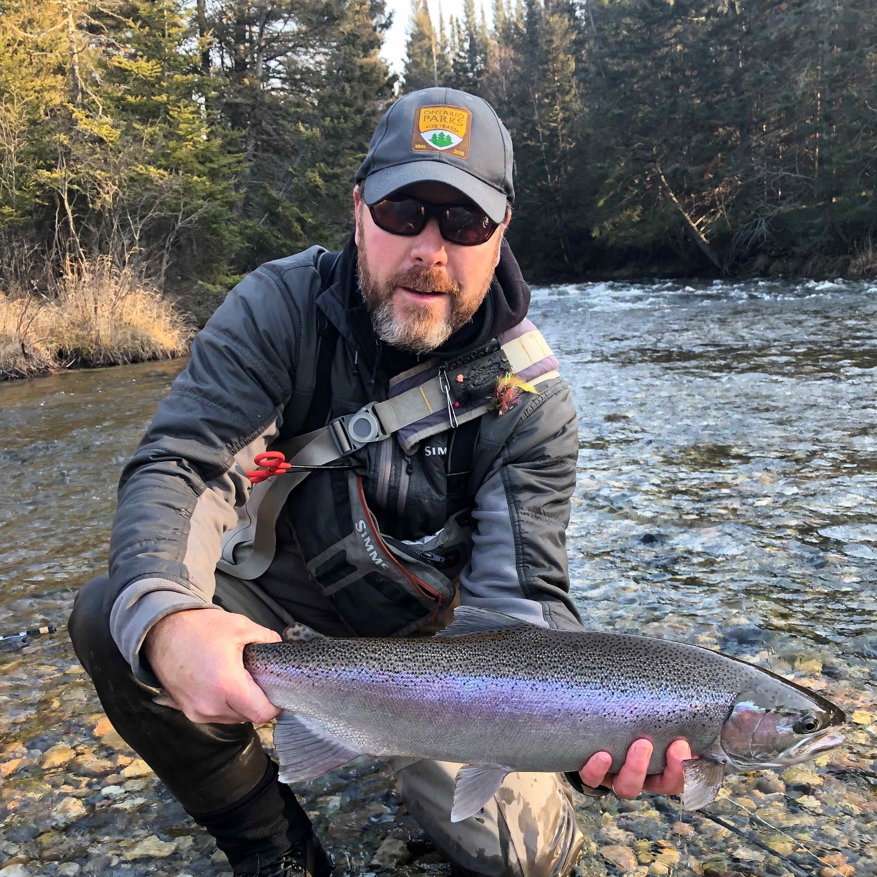 Lee Haslam avec un poisson