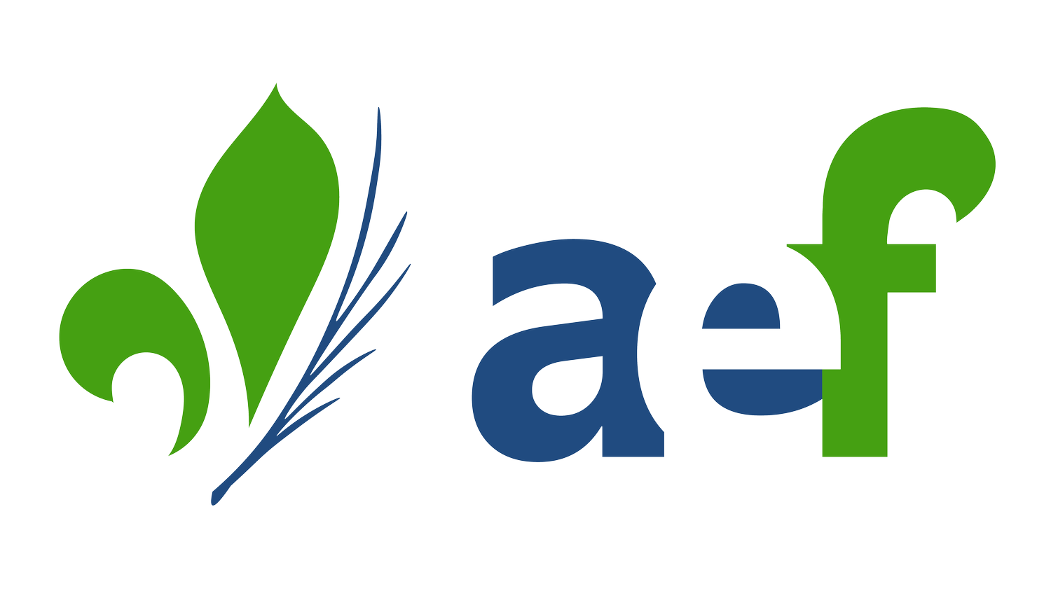 Fleur de Lys combiné avec une plume suivit par les lettres 