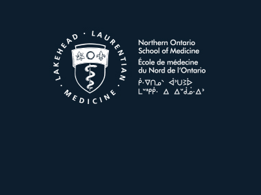  Logo de l'école de médecine du Nord de l'Ontario 