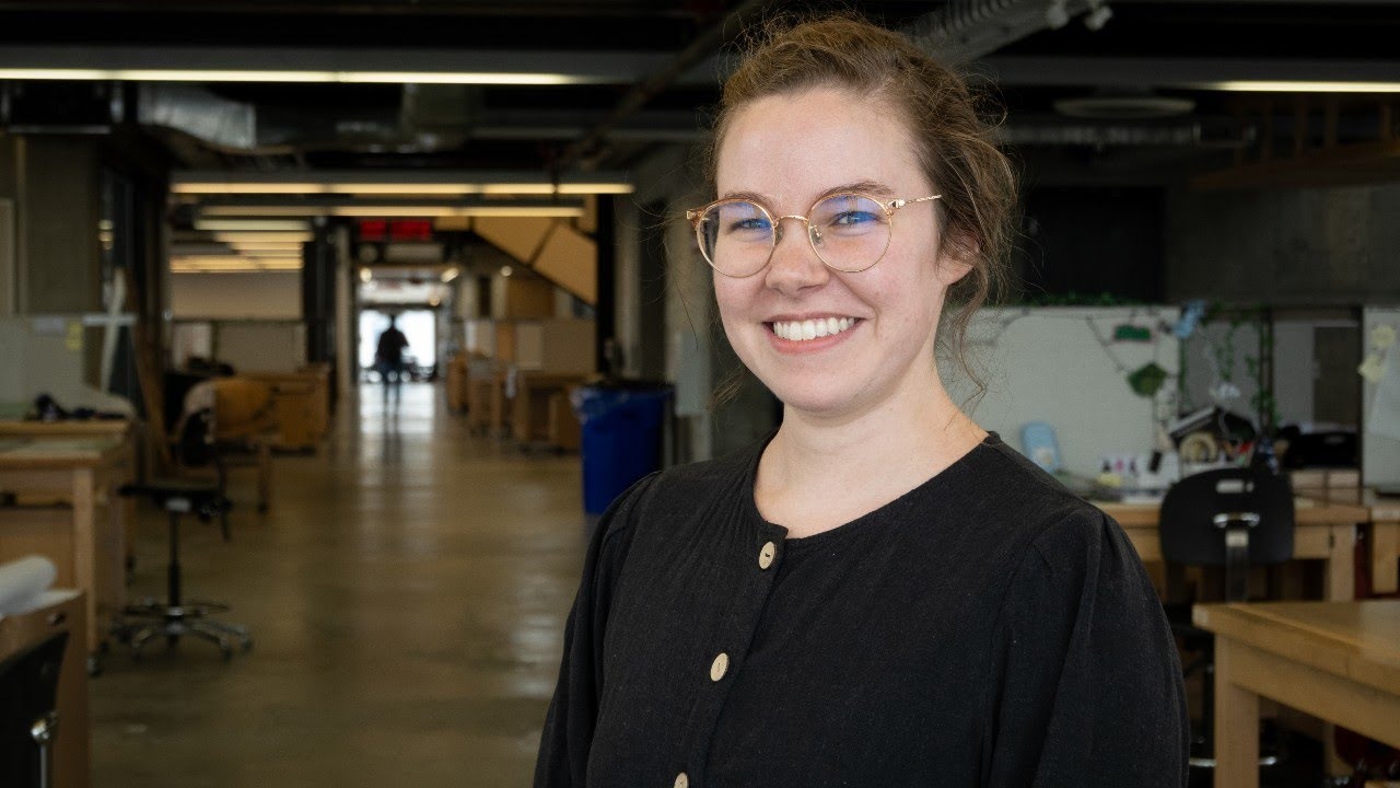 Student smiling