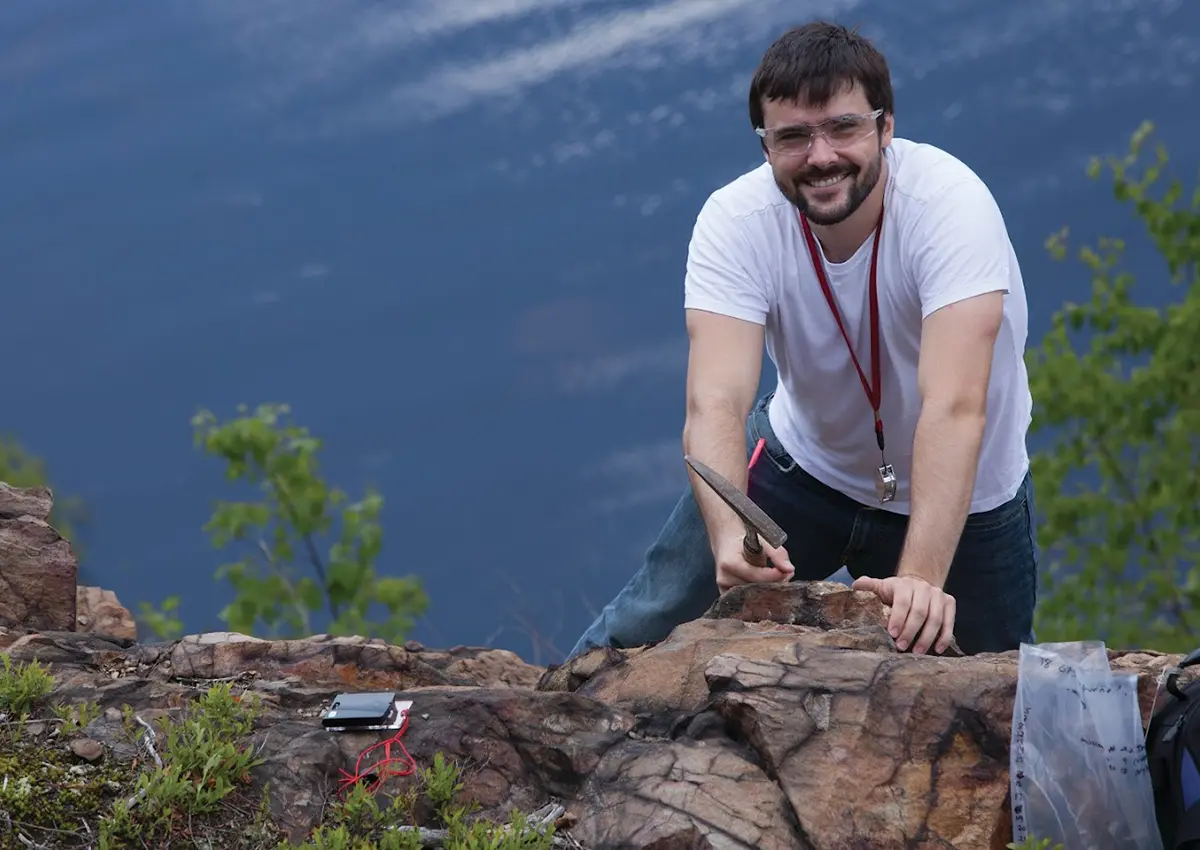Geology Student in the Field