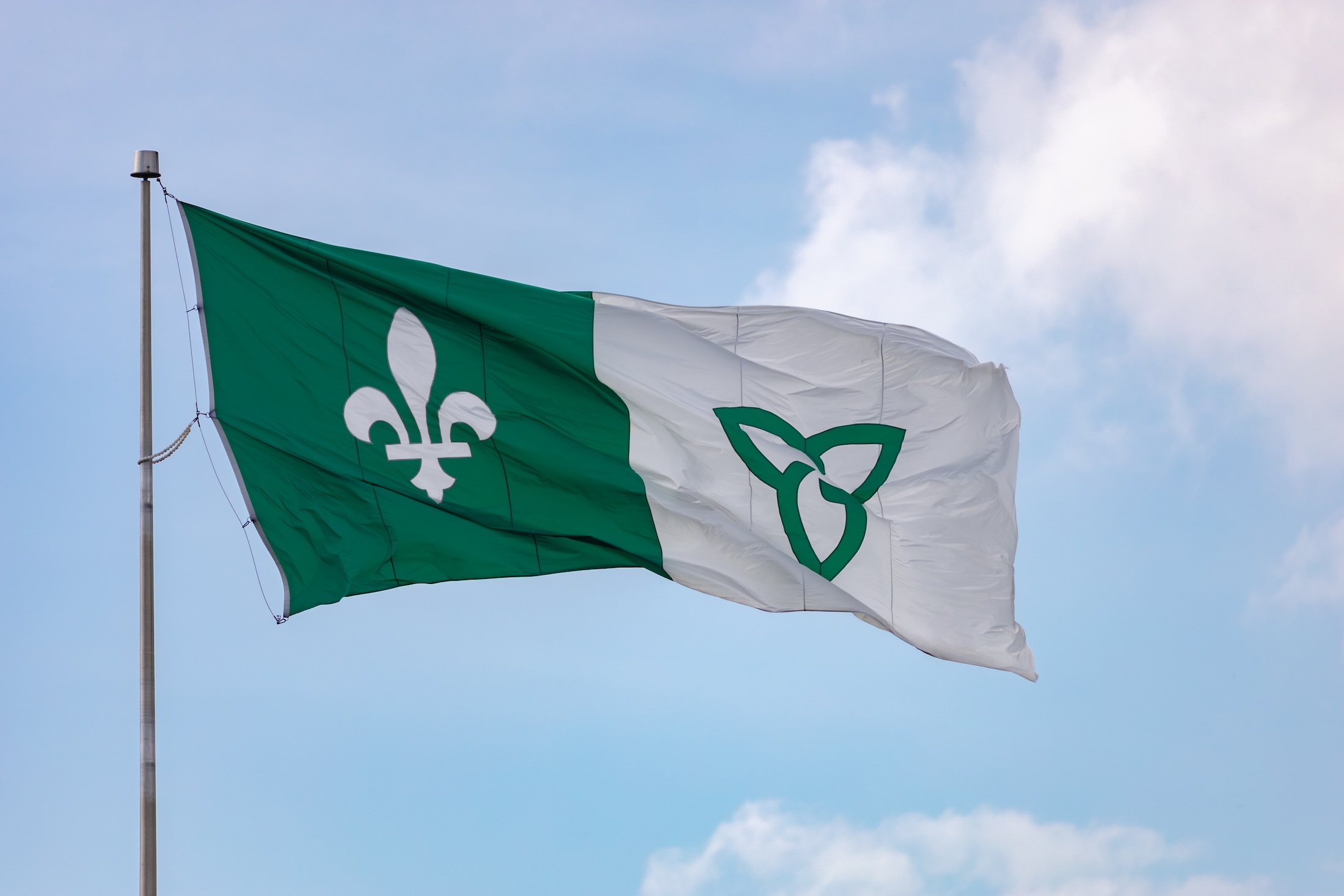 Franco Ontarian Flag
