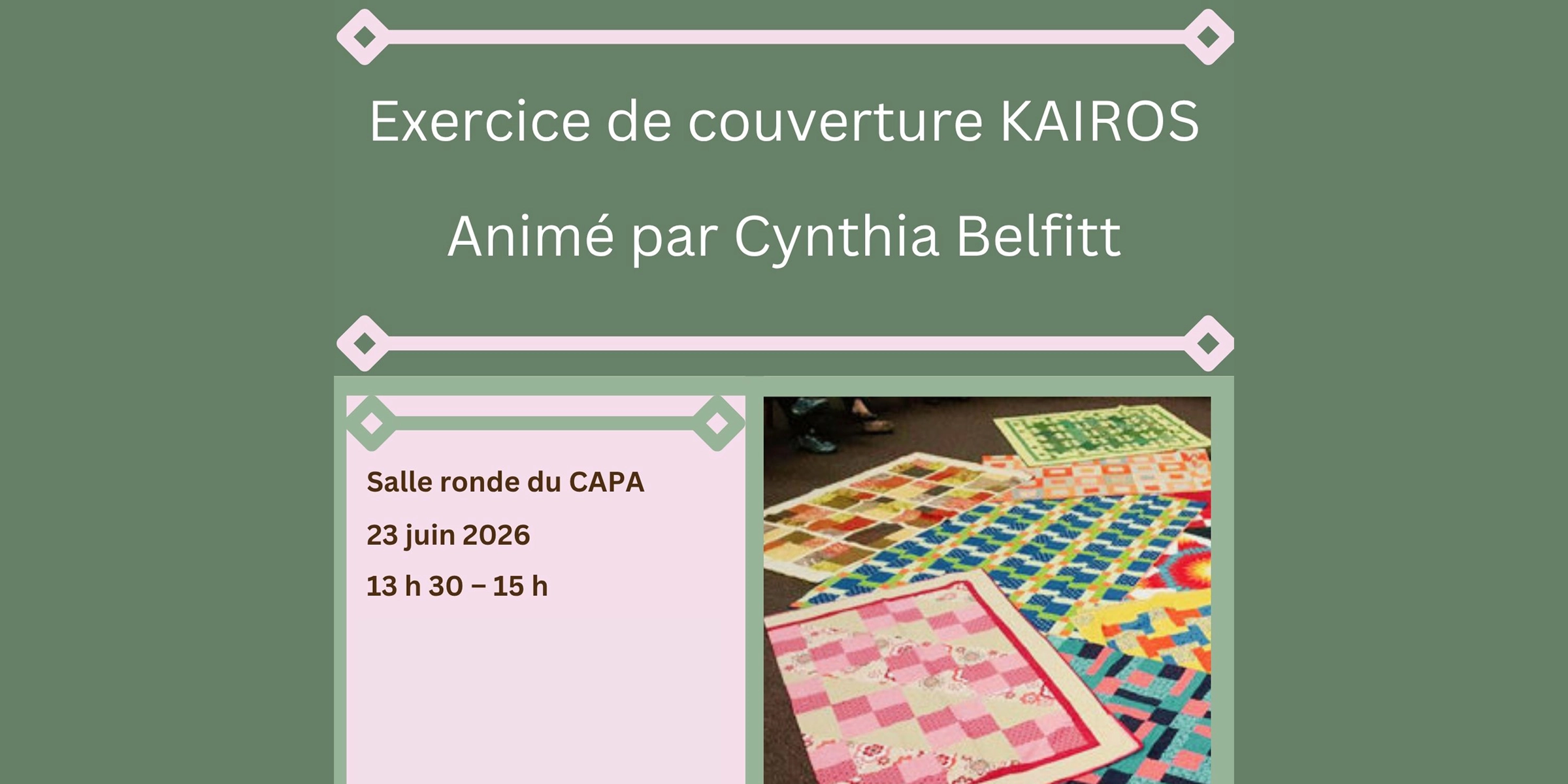 illustration promotionnelle pour l'exercice KAIROS