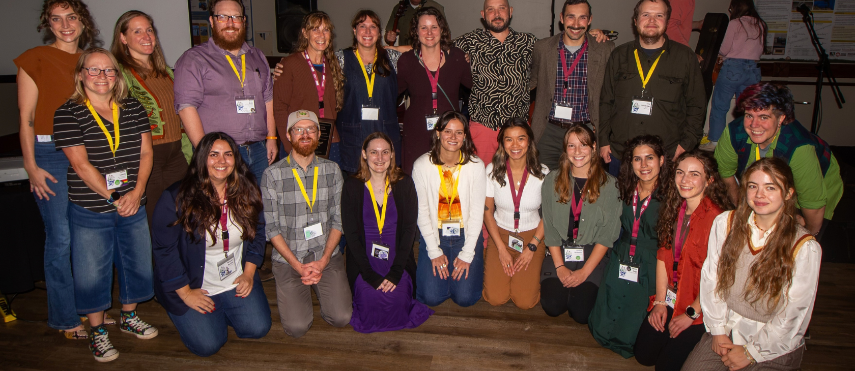 Dr Jacqueline Litzgus with current and former students at the Canadian Herpetological Society conference where Litzgus was presented with the mentorship award.
