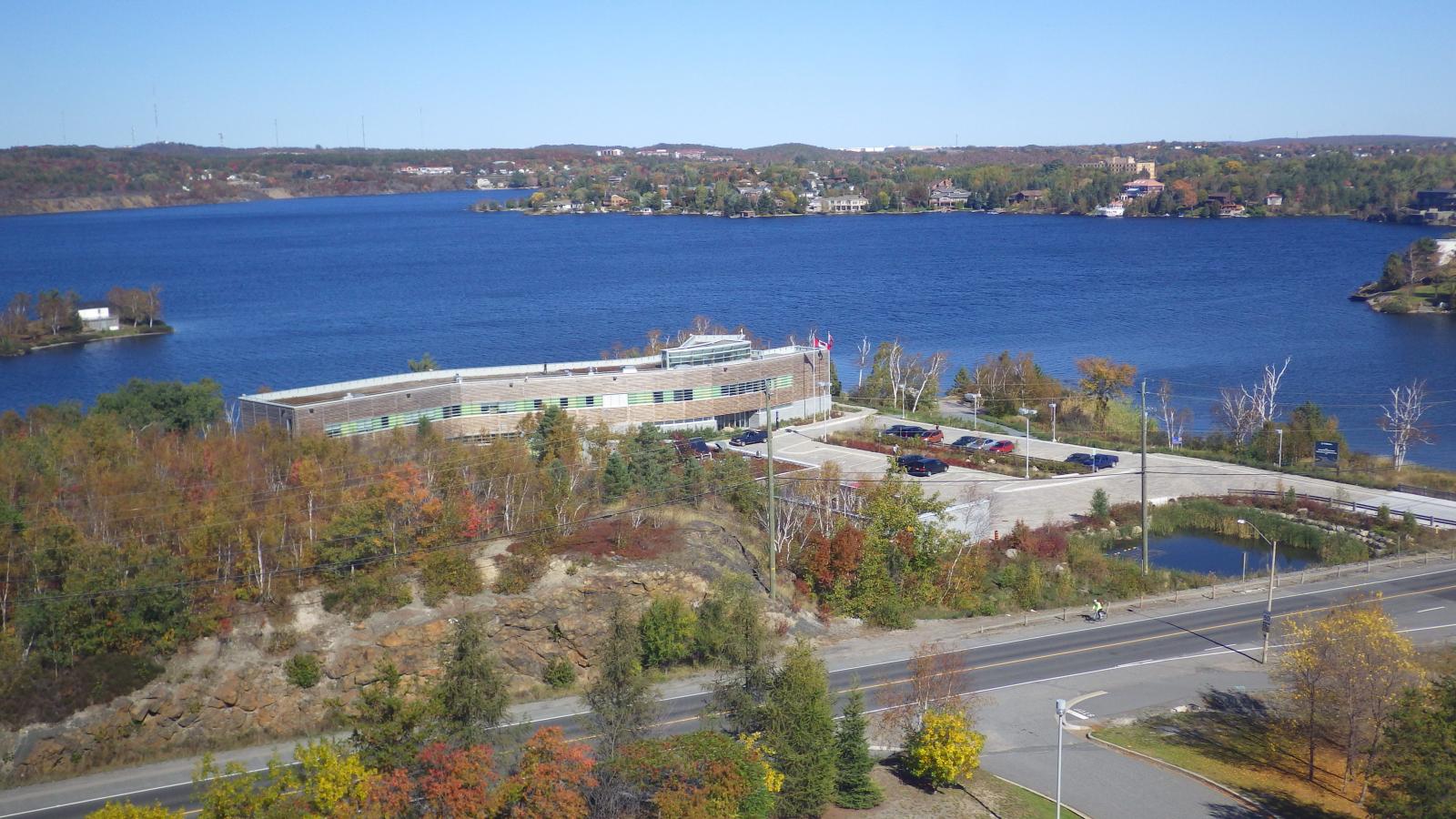 Living with Lakes Centre aerial view