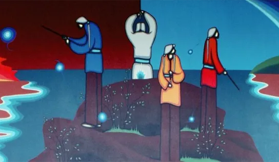 a photo of a mural by Leland Bell