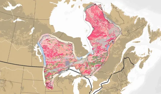 a map photo showing the metals in the earth