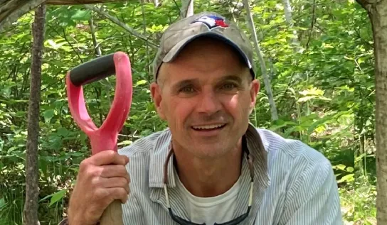 Photo of Mark Kuhlberg in the forest