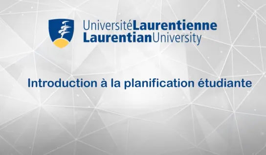Introduction à la planification étudiante logo