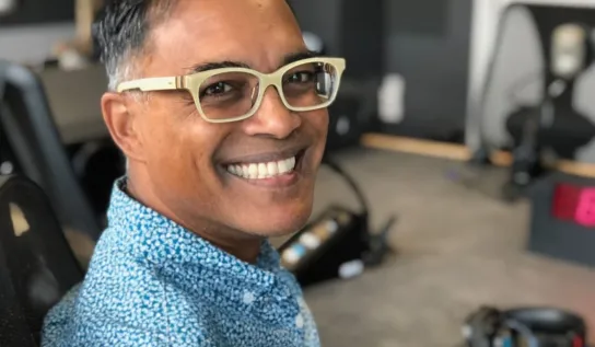 Charles Ramcharan smiling