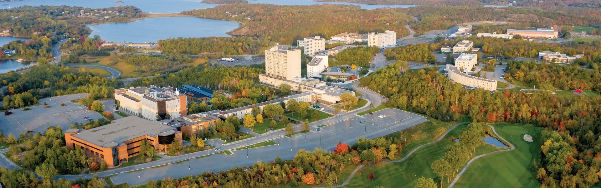 Campus during fall weather