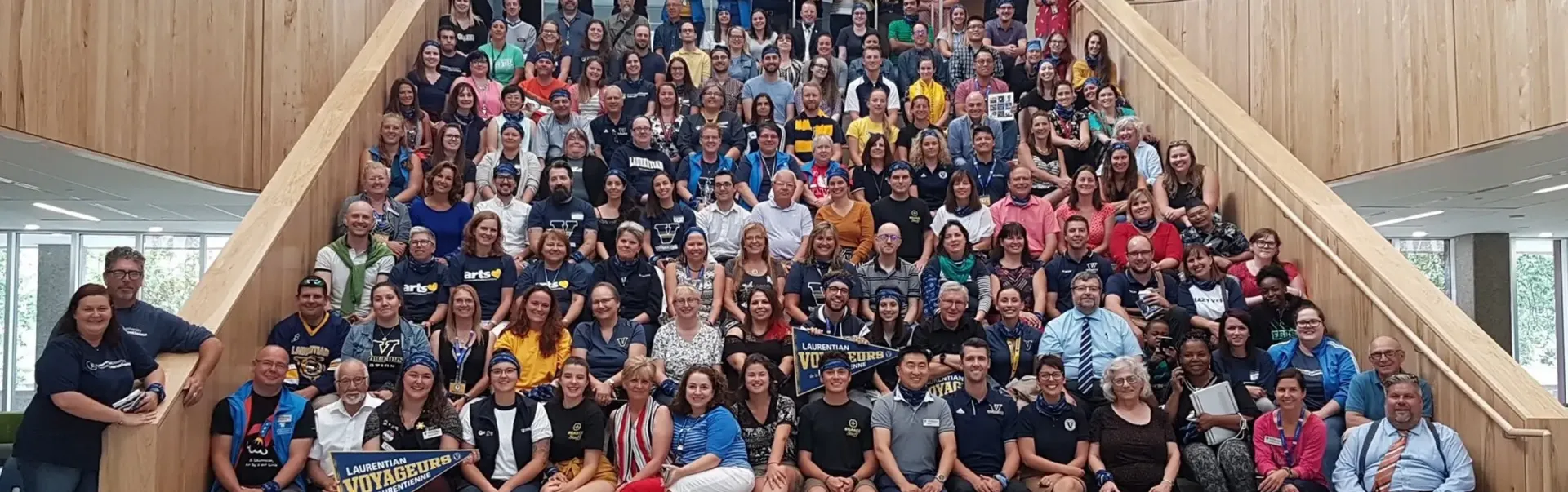 Group of students, faculty, and staff