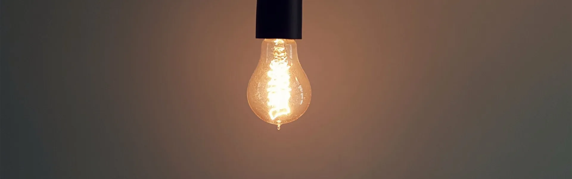 A light turned on.