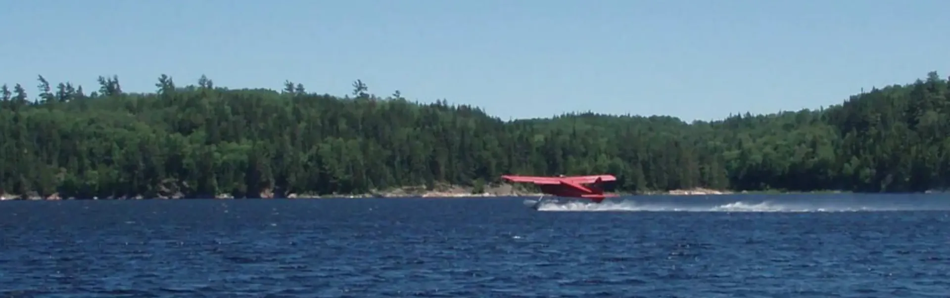 Seaplane on water