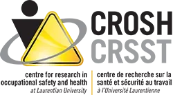 The logo for the Centre for Research in Occupational Safety and Health (CROSH).